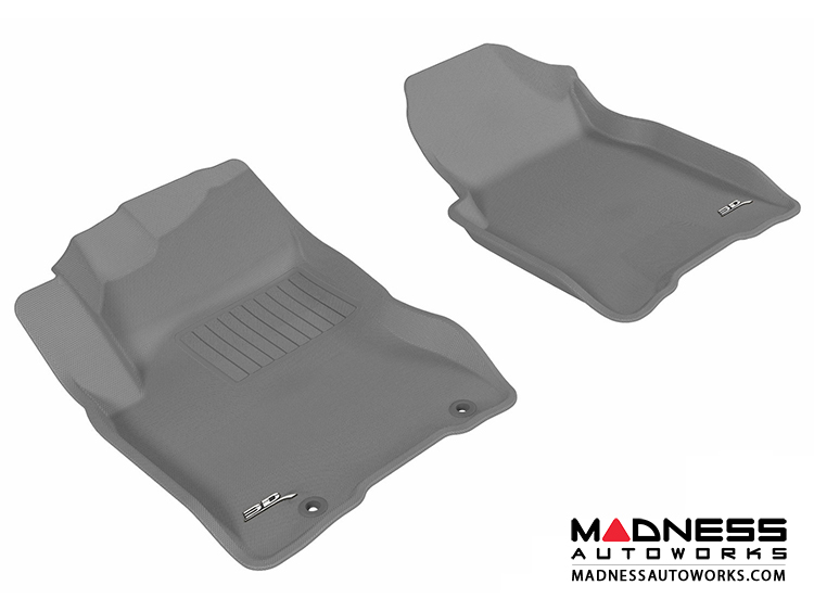 Nissan Rogue Floor Mats (Set of 2) - Front - Gray by 3D MAXpider